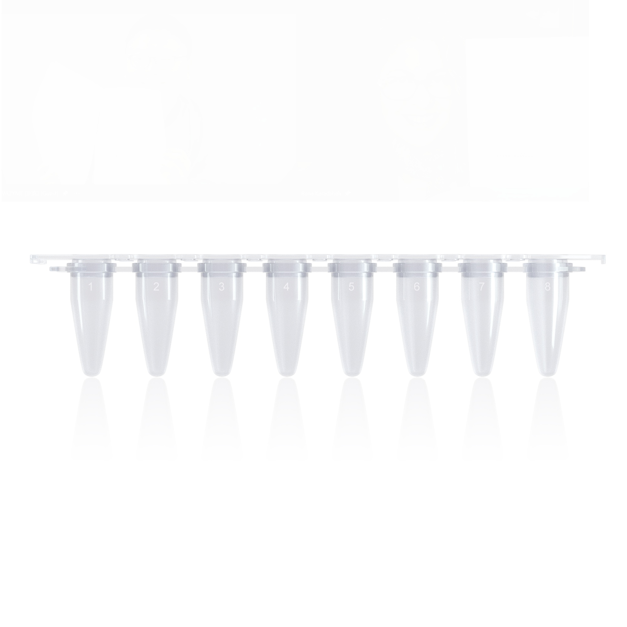 0.1 ml 8-Tube PCR Strips (with Caps) PCR00801-EN