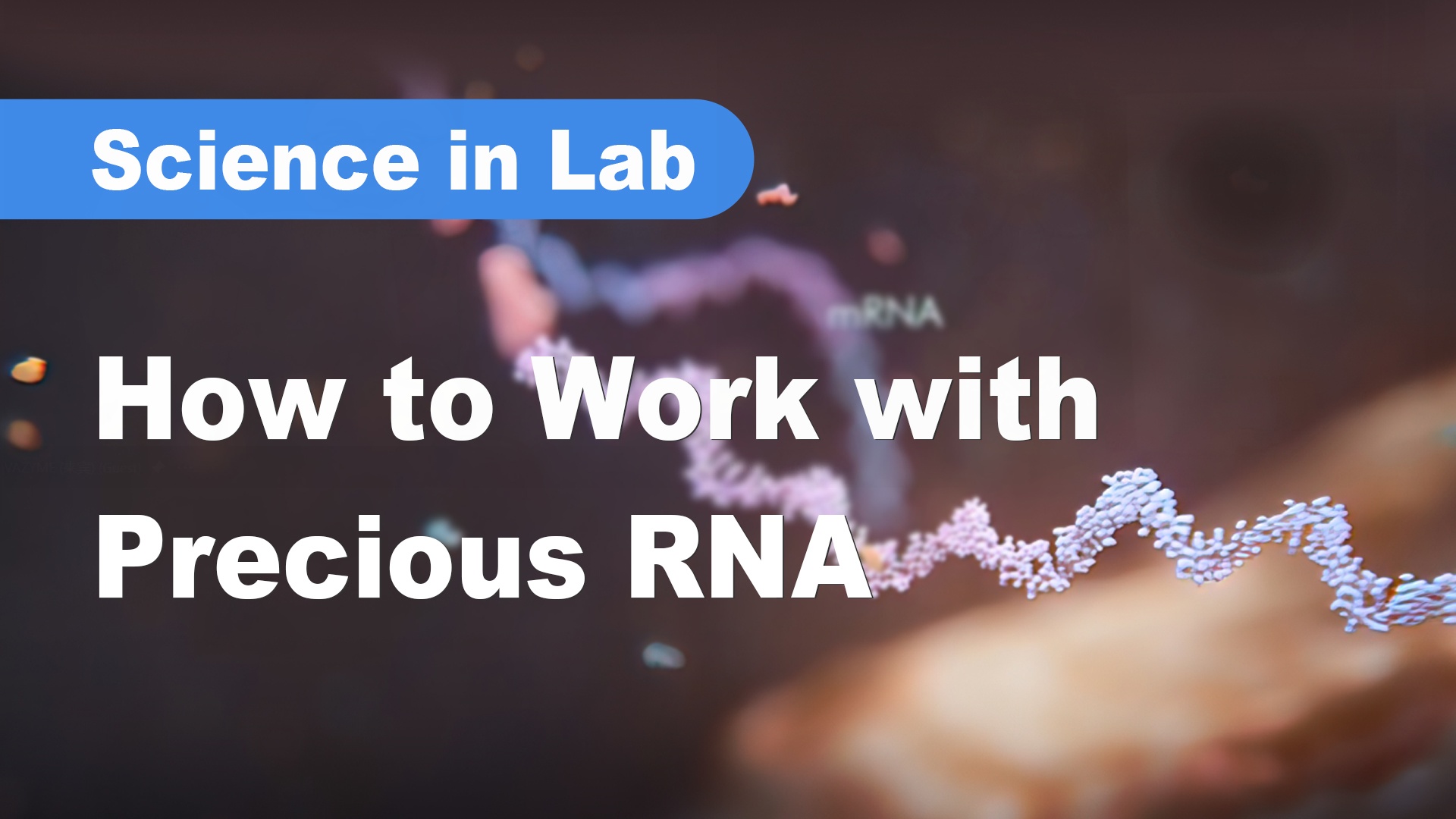 Science in Lab | How to Work with Precious RNA