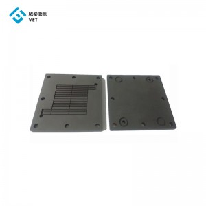 High pure graphite carbon sheet anode plate for electrolysis for fuel cell battery