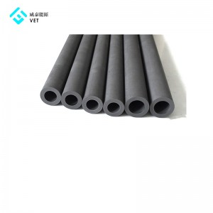 Ga didara degassing graphite tubes, china graphite tube supplier / olupese