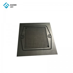 High pure graphite carbon sheet anode plate for electrolysis for fuel cell battery