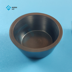 High Temperature Stability Glassy carbon crucible