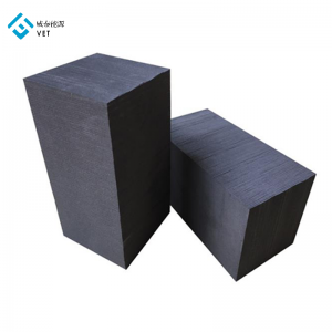 High purity isostatic pressed graphite block High temperature resistant graphite block