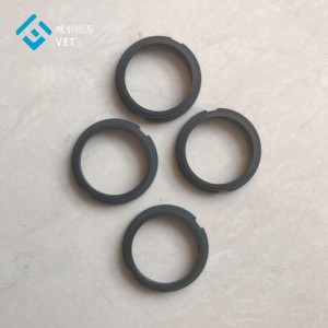 Antimony graphite seal ring wear-resistant pump seal ring precision machining production of high quality