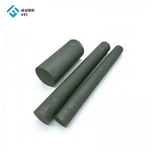 Factory Directly supply China Virgin Extruded Carbon Filled PTFE Rod for PTFE Rings Graphite Filled Teflon Round Bar for PTFE Gasket