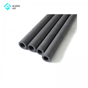 Factory price of graphite tube, molded machined tubes