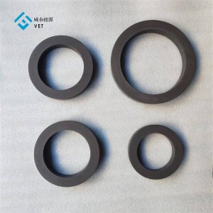 Automobile carbon graphite products electronic water pump bearing graphite shaft sleeve
