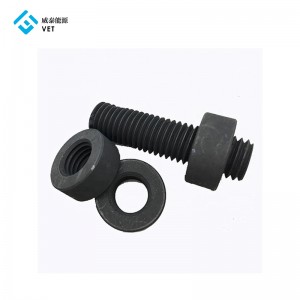 High mechanical strength Graphite Bolts and Nuts for vacuum Furnace,metallurgy