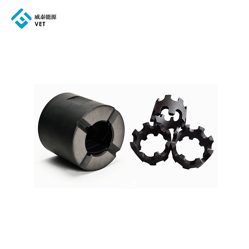 OEM/ODM Factory Silicon Carbide Coating Graphite Product - Factory Directly supply China High Pure Carbon Graphite Bearing – VET Energy
