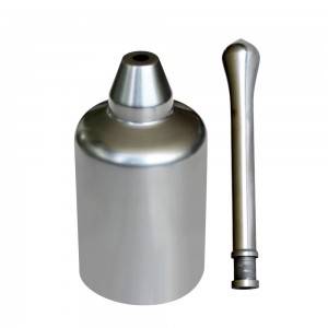 Graphite casting crucible and stopper