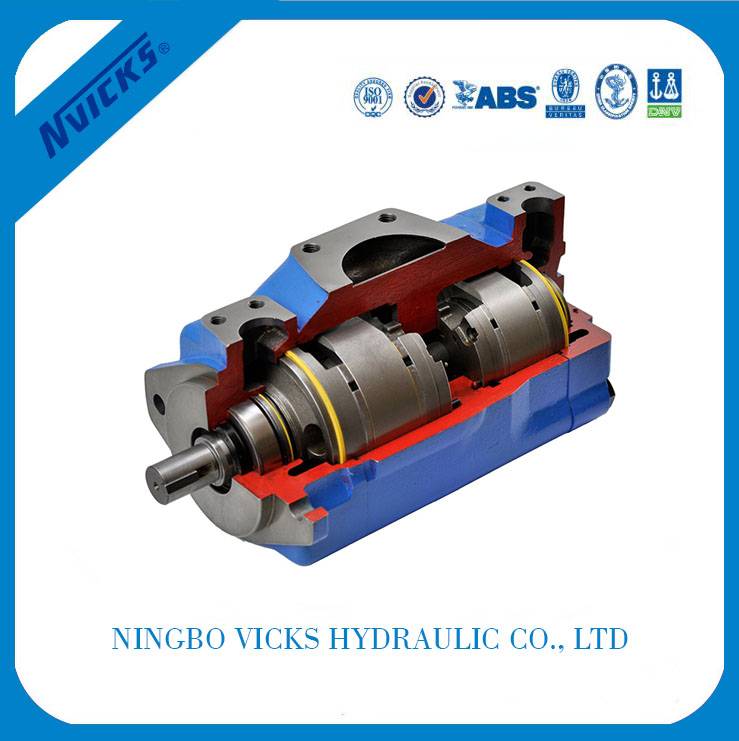 VＱ Series Double Pump Vickers 3525VQ Vane Pump for Constraction Machinery Featured Image