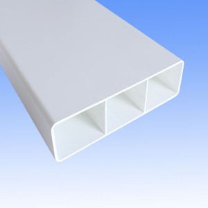 1 ½” x 5 ½” Shirita me brinjë rrethimi vinyl PVC
