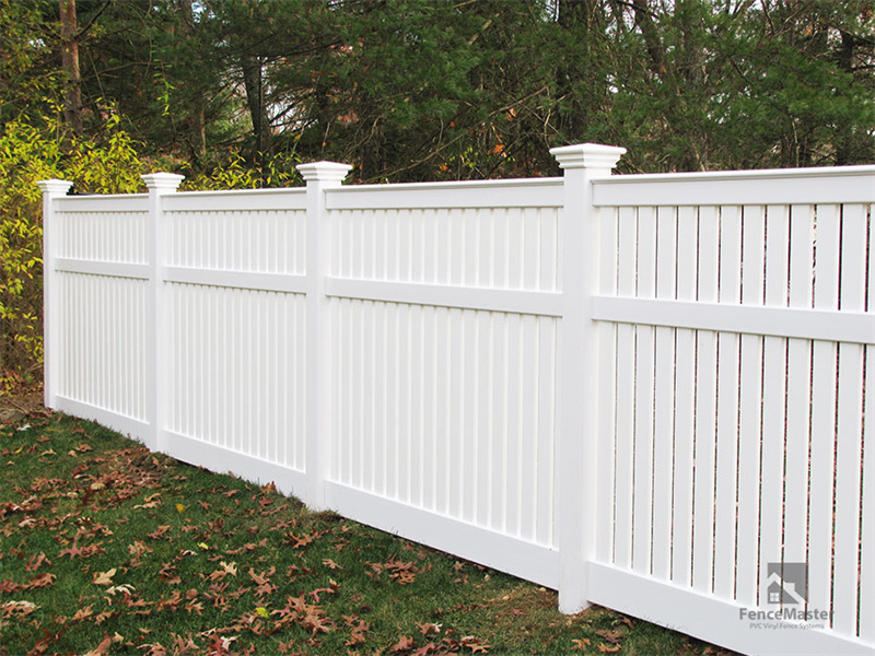 3 Rail FenceMaster PVC Vinyl Picket Fence FM-410 With 7/8″ x3″ Picket Featured Image