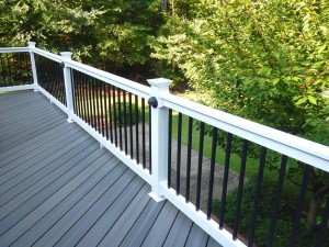 PVC Aluminum Railing FM-602 For Porch, Balcony, Decking, Stair