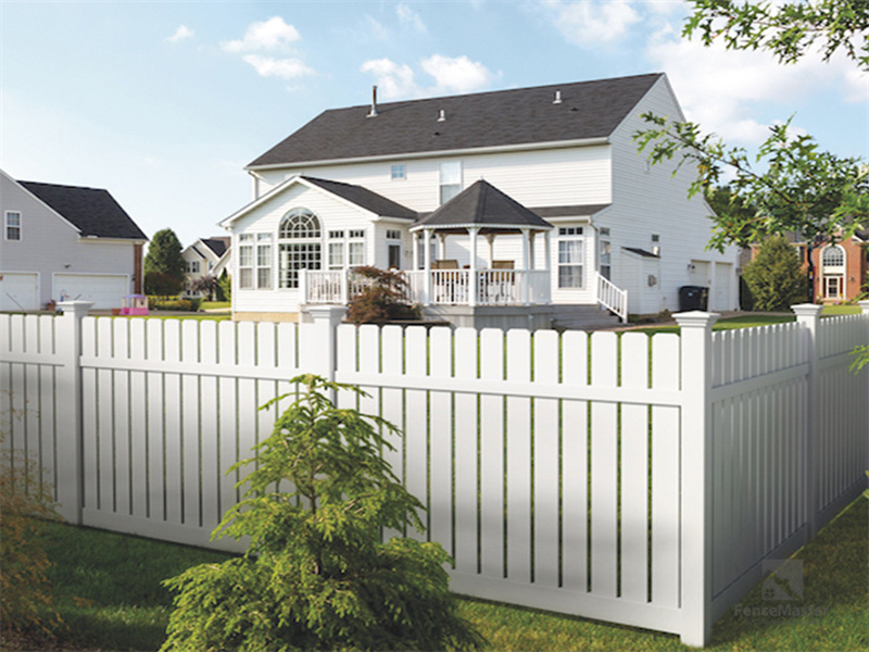 FenceMaster PVC Picket Fence FM-412 With 7/8″ x6″ Picket For Garden Featured Image