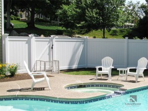 PVC Full Privacy Fence FenceMaster FM-102 For Garden and House