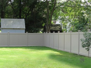Valla de privacidade completa de PVC FenceMaster FM-102 para xardín e casa