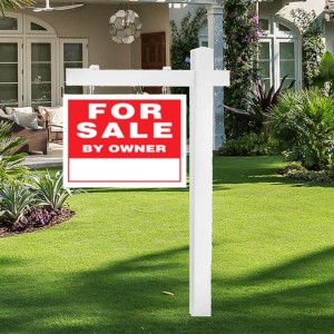 Real Estate PVC Sign Post