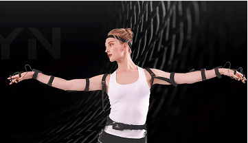 What is the principle of virtual anchor motion capture equipment?