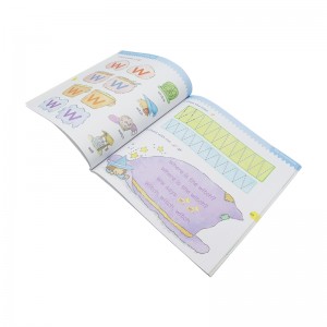 Factory custom kids early educational learning books printing children board flap book