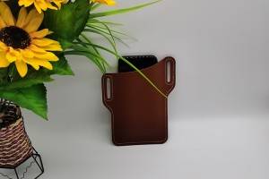 real leather phone bag