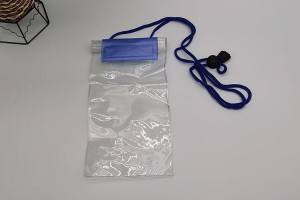 waterproof bag in transparent