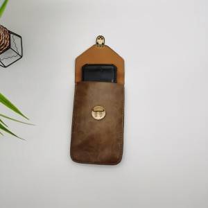 waist phone leather hangbag