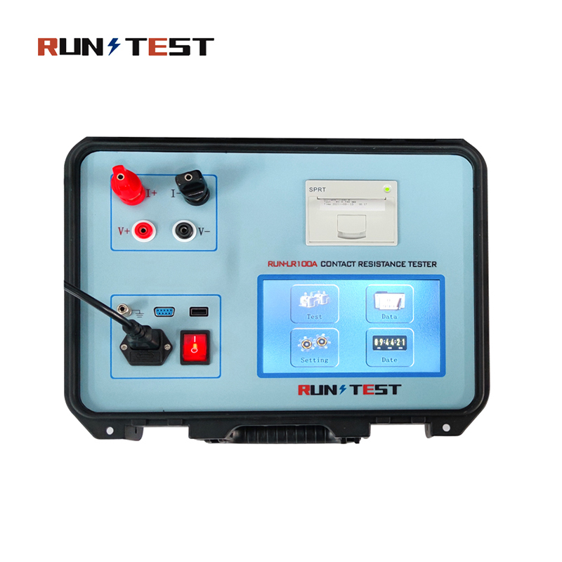 Micro-Ohm Meter Digital 100A Contact Loop Resistance Tester
