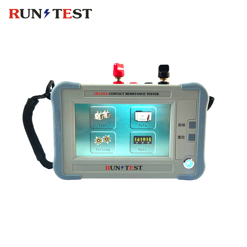 Handheld type 100A contact resistance tester