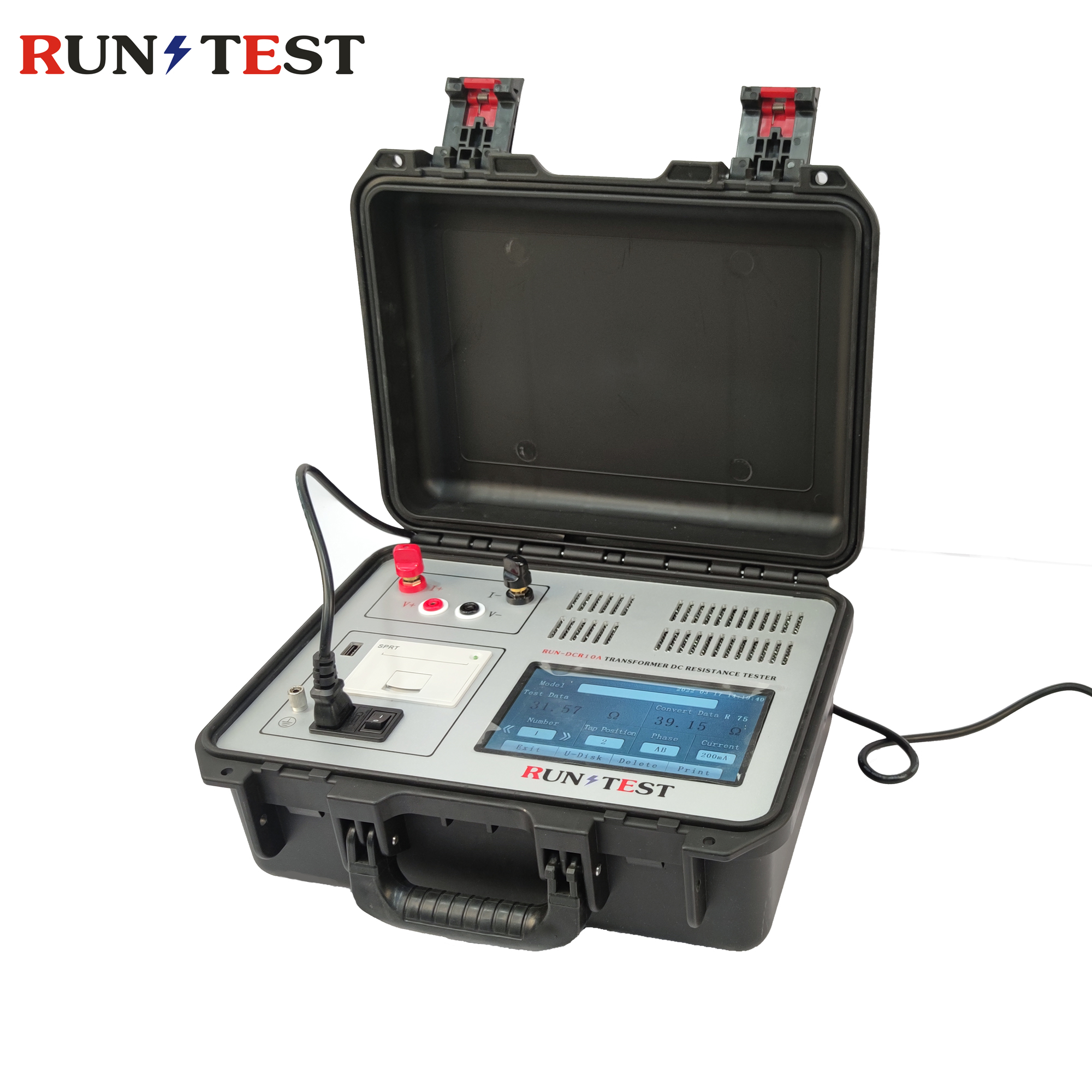 10A Latest Design Direct Current Winding Resistance (wr) Tester
