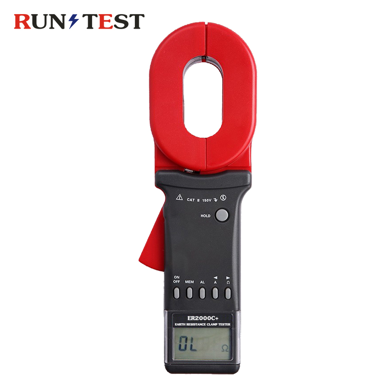 Clamp on Ground Resistance Tester Earth Resistance Meter