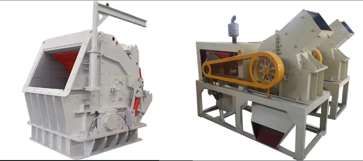 What is the difference between impact crusher and hammer crusher(hammer mill)?