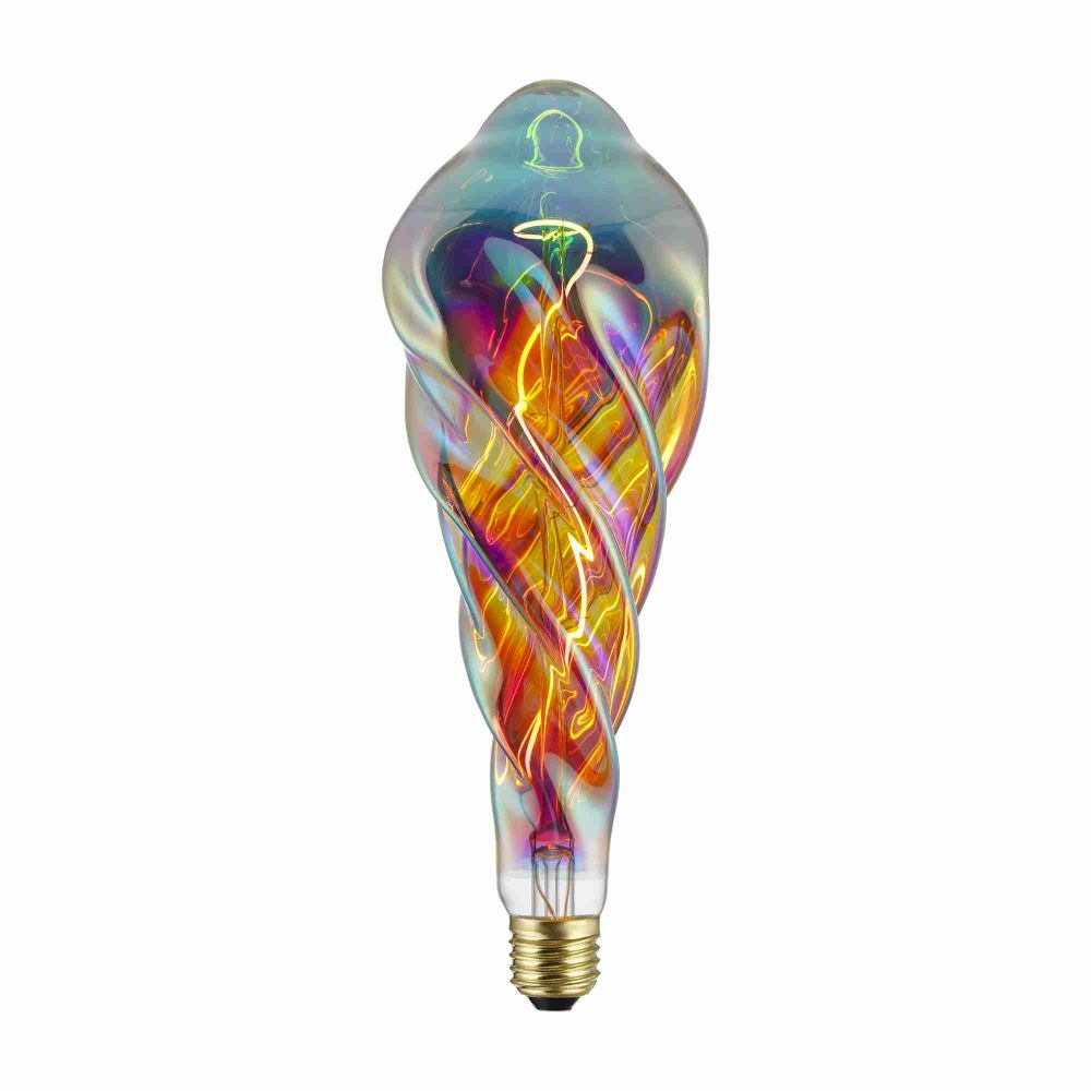 Manufacturing Companies for B22 Led Filament Bulb - Hand made G200 PS160  extra large led filament bulbs in magic rainbow color dimmable – Omita