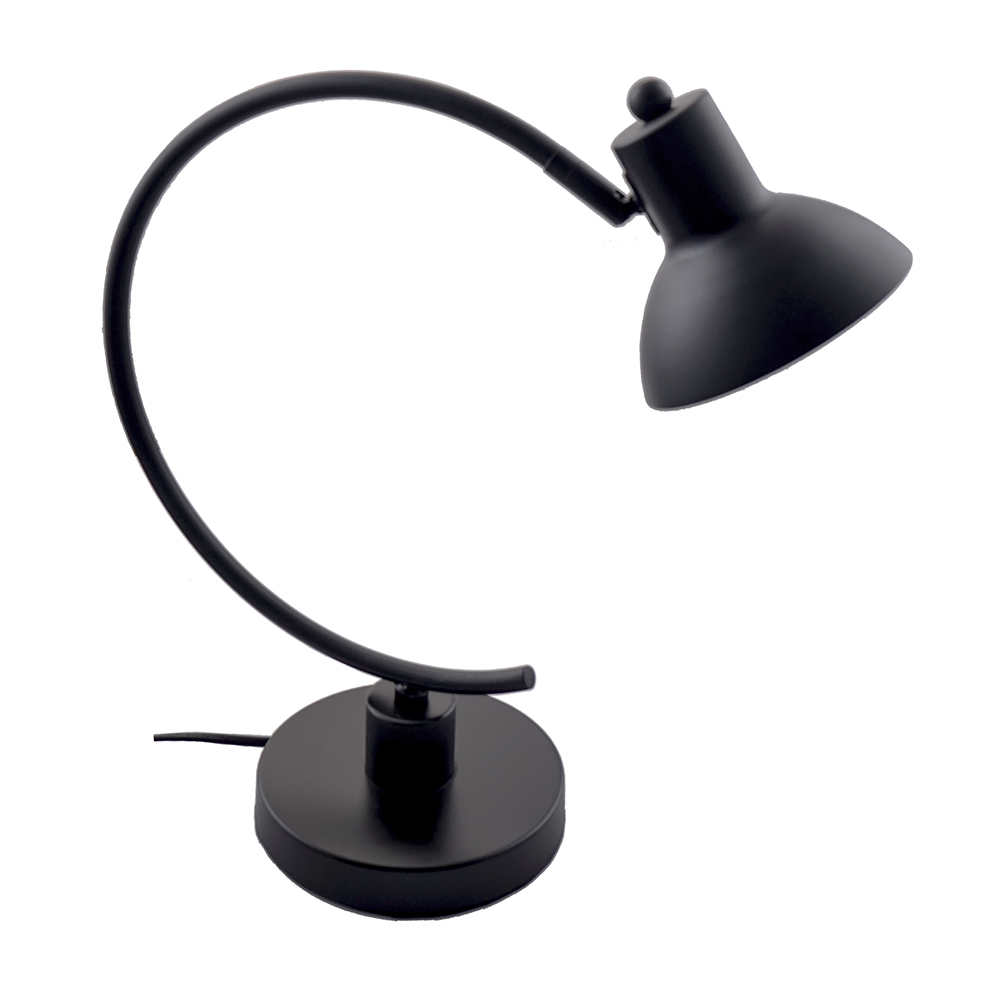 Special Price for Side Table Lamp - Black color industrial minimalist table desk lamps factory from China – Omita