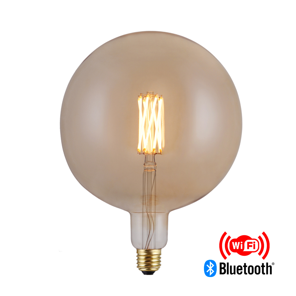 Smart Gaint edison bulb G300 5W led Gold  Vintage style Works with Alexa and Google Home