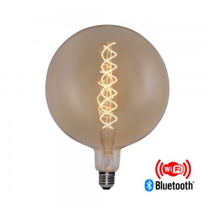 Smart vintage light bulbs G200 4W led Gold Works with Amazon Alexa With built-in WiFi module
