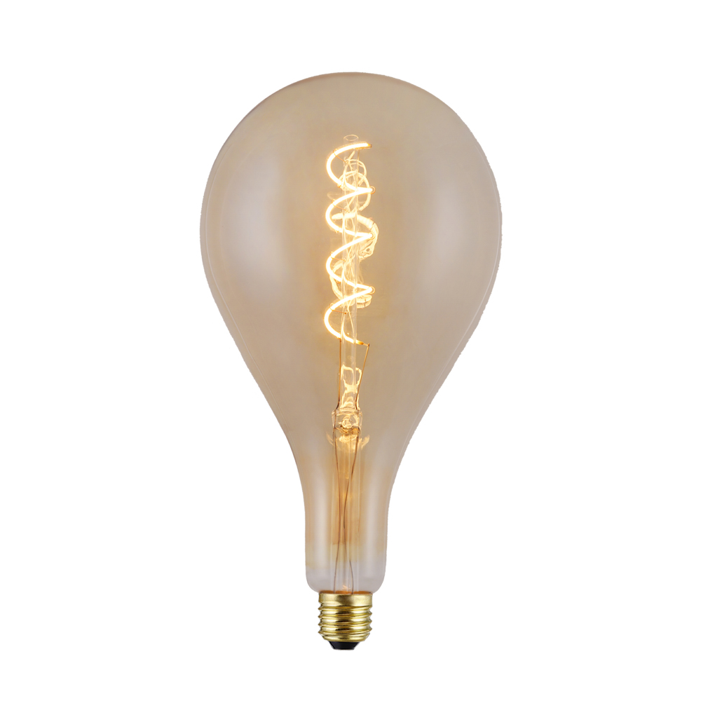 Veľká obria edisonová žiarovka XXL žiarovky A165 G200 zlaté dymové veľké edisonove žiarovky