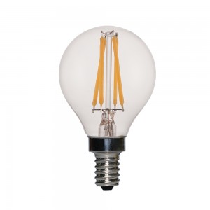 Filament led bulb G45 4W CRI 95 Dimmable Clear Gold E27 Ba22d  E14 Ba15d