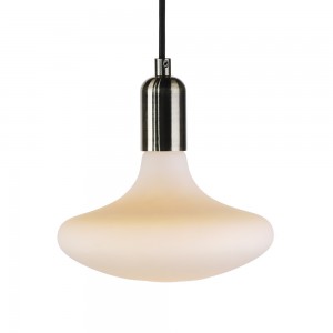 Matte white single bulb pendant lamp DIY series for iving room, dining table or bedroom