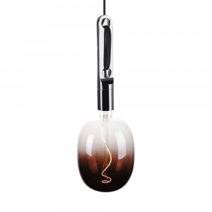 New Arrival China Custom Lighting - Big single bulbs pendant Chrome black metal base with XXL Wall-Lux big bulbs – Omita