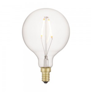 large e14 filament bulb G80 E14 base Edison globe 4W dimmable clear