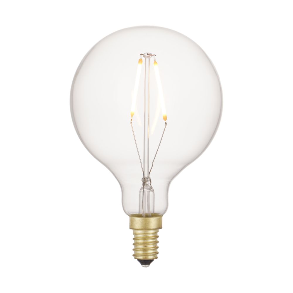 large e14 filament bulb G80 E14 base Edison globe 4W dimmable clear