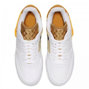 Air Force 1 Type Gold Tongue Casual Shoes Tenisice