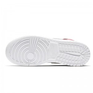 Jordan I Mid White Black Gym Red Track Shoes In Store