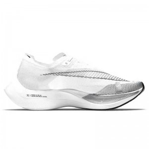 ZoomX Vaporfly СЛЕДНО% 2 Рангирање на чевли за трчање со бела металик сребрена боја