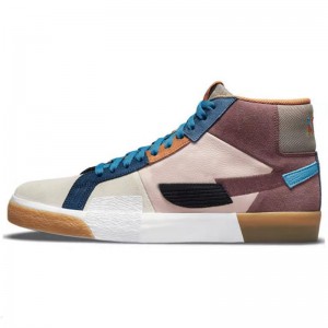 SB Zoom Blazer Mid PRM Cashmere Mosaic Casual Shoes To Wear