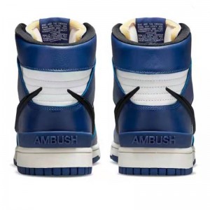 AMBUSH x Dunk High Deep Royal Men's Casual Shoes Comfortable
