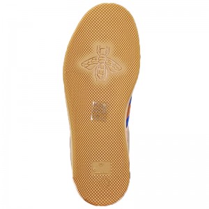 GG Screener Leather Sneaker Azul Naranja Retro Zapatos Fechas de lanzamiento