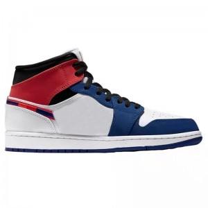 Jordan 1 Mid Çok Renkli Swoosh Basketbol Ayakkabıları Farklı Renkler