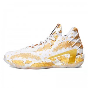 Dame 7 White yellow Trainer Shoes Good For Running